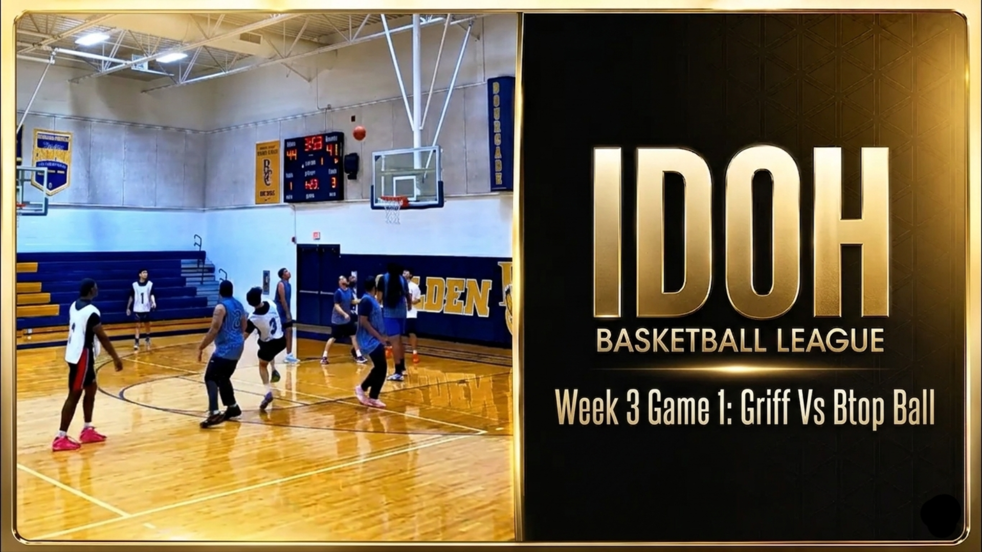 🏀 FULL GAME: Griffins vs BlacktopBallers | Anthony Drops 43 😤 | IDOH League